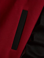 Casual jas met color-block ontwerp en baseball kraag