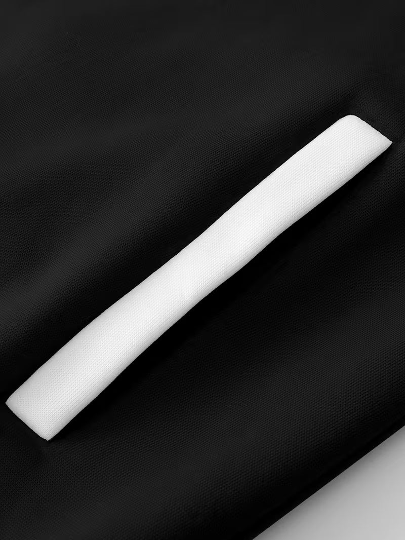 Casual jas met color-block ontwerp en baseball kraag