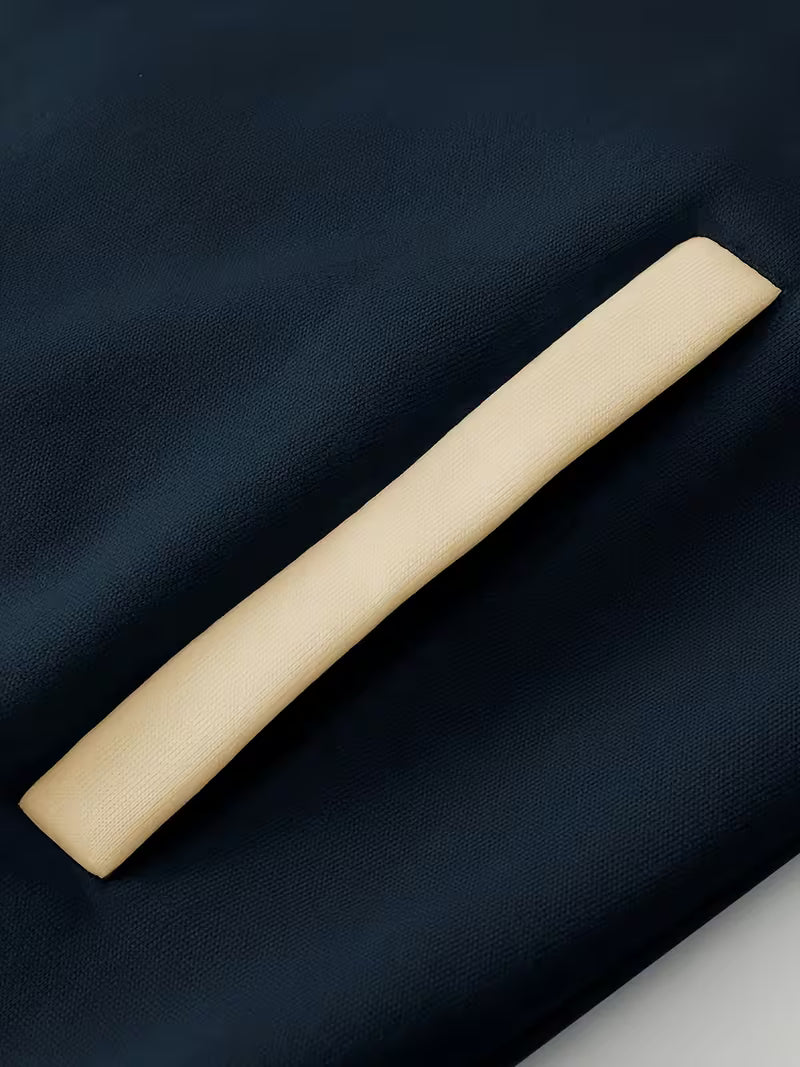 Casual jas met color-block ontwerp en baseball kraag