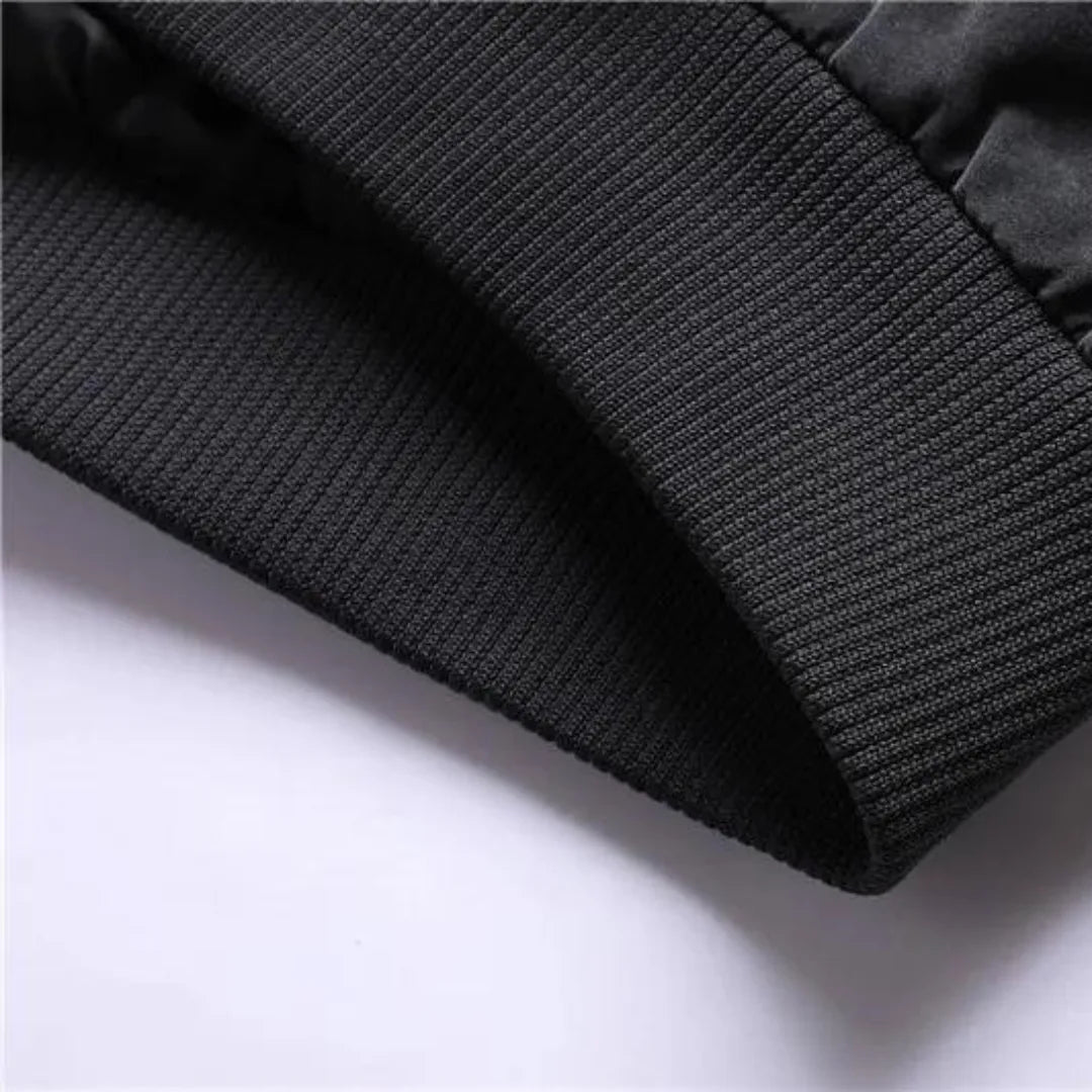 Casual jas met opstaande kraag en ritsluiting