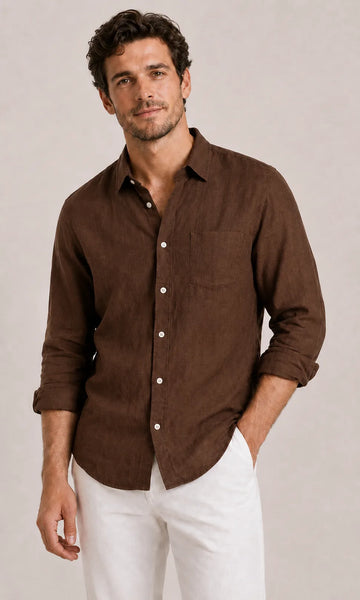 Casual overhemden met V-neck
