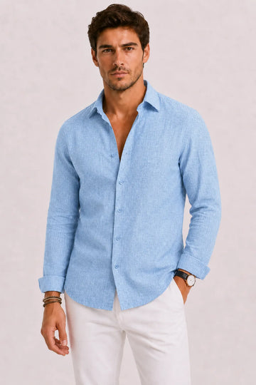 Casual overhemden met V-neck