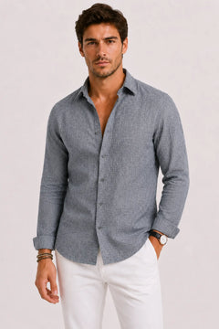 Casual overhemden met V-neck