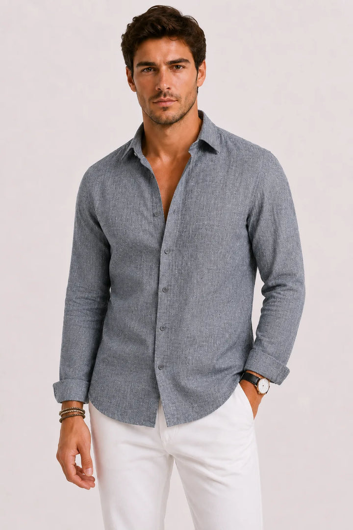 Casual overhemden met V-neck