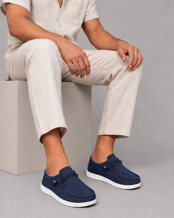 Loafers met slip-on design