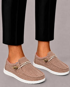 Loafers met slip-on design