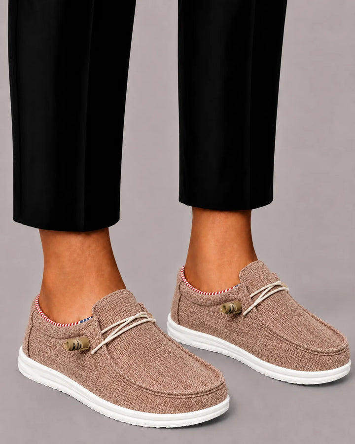 Loafers met slip-on design