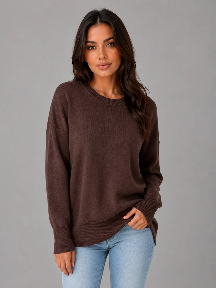 Oversized gebreide trui