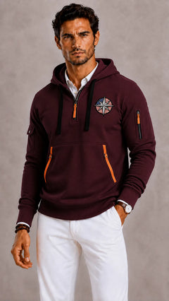 Hoodie met kangaroo pocket