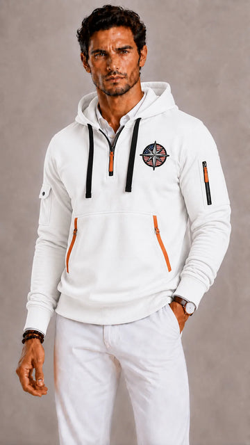 Hoodie met kangaroo pocket