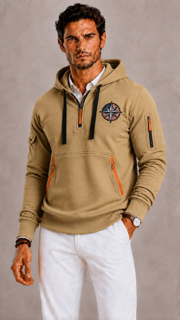 Hoodie met kangaroo pocket