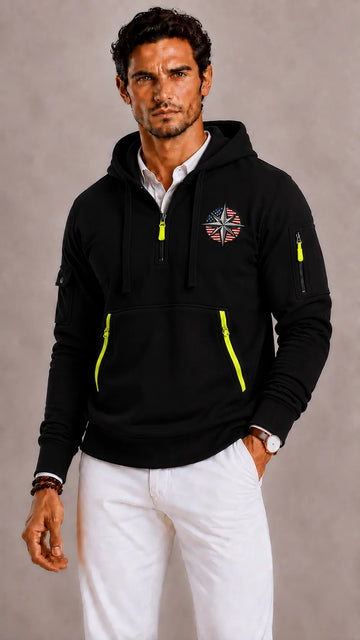 Hoodie met kangaroo pocket