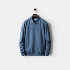 Bomberjack met ribbed details
