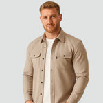 Overshirt met twee borstzakken