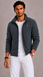 Fleece vest met full zip