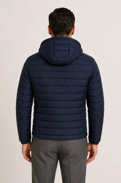 Puffer jacket met capuchon