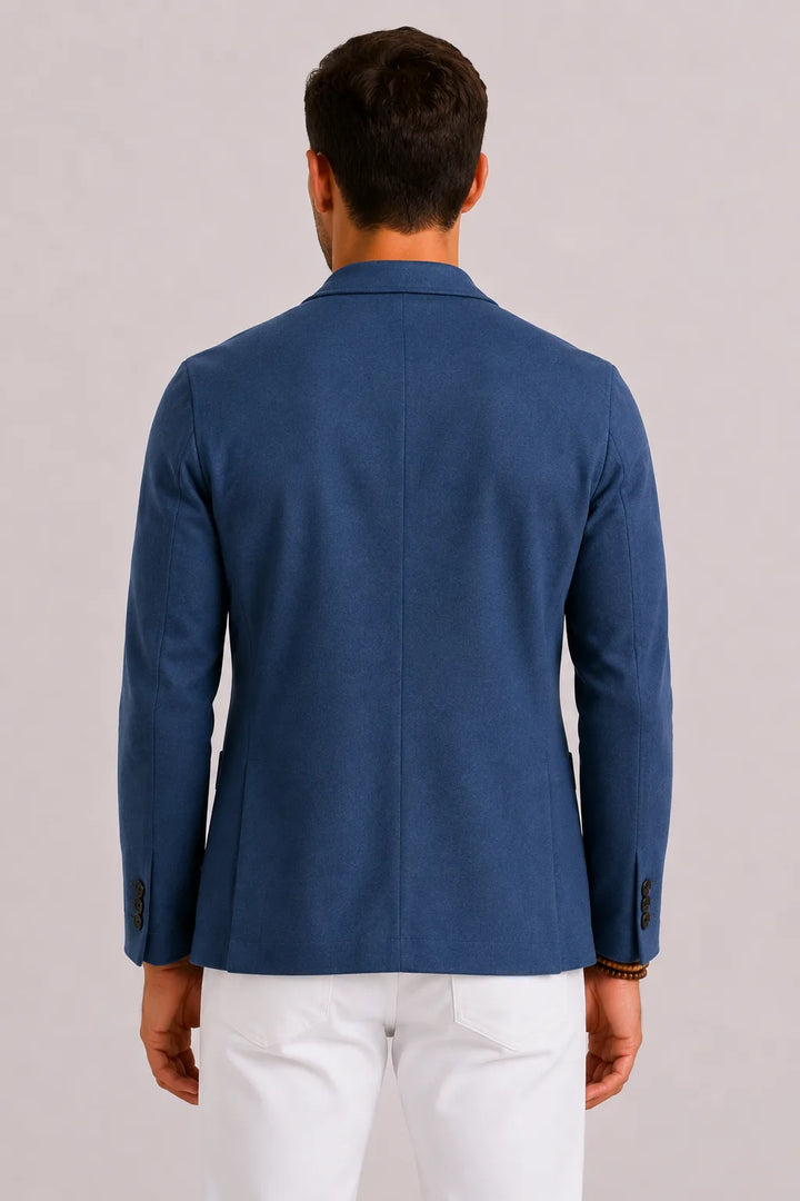Slim fit blazer met notched lapel