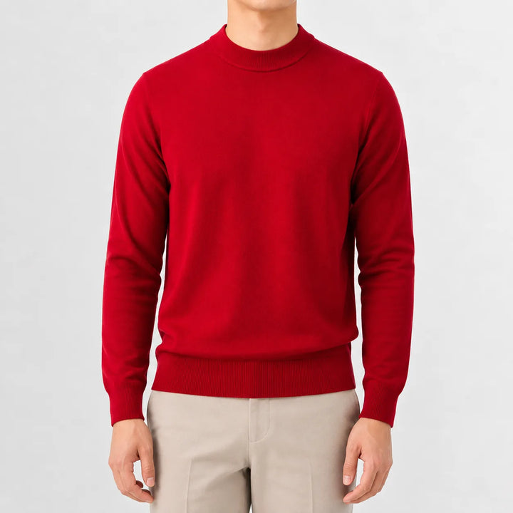 Trui met crew neckline en lange mouwen