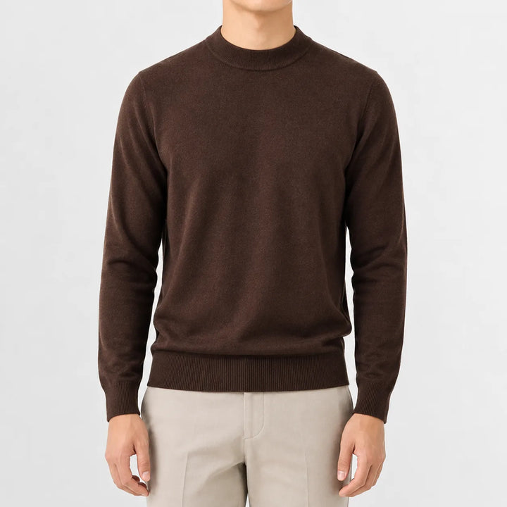 Trui met crew neckline en lange mouwen