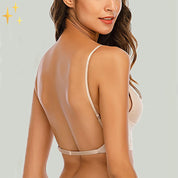 Comfortabele bh met lage rug en dunne schouderbandjes