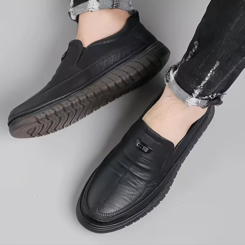 Comfortabele loafers met antislip zool