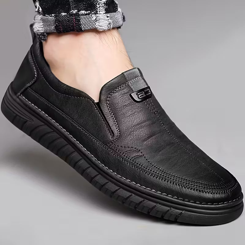 Comfortabele loafers met antislip zool