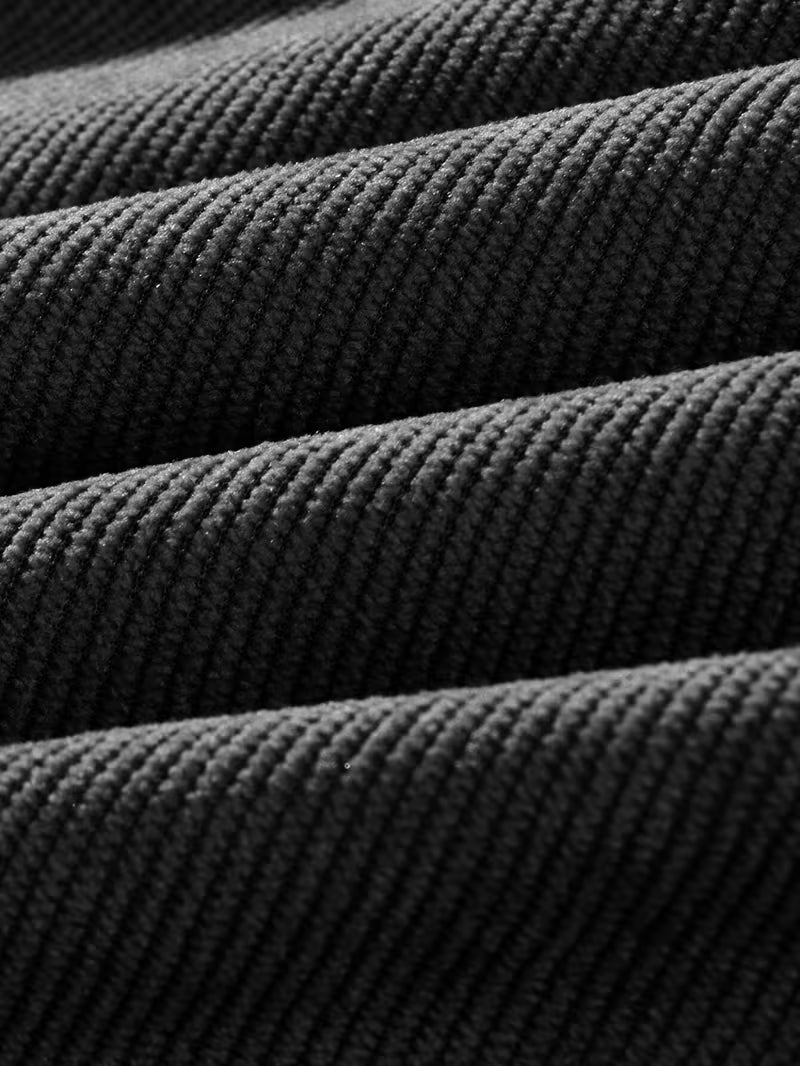 Corduroy broek met losse pasvorm en rechte pijpen