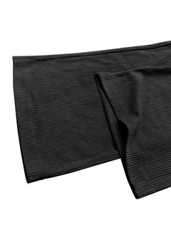 Corduroy broek met losse pasvorm en rechte pijpen