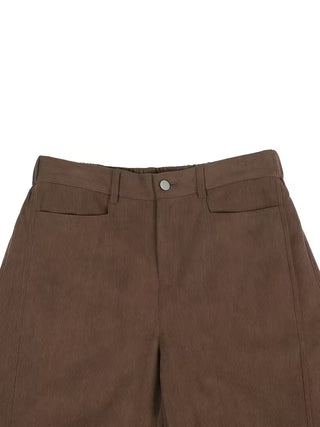 Corduroy broek met losse rechte pijpen
