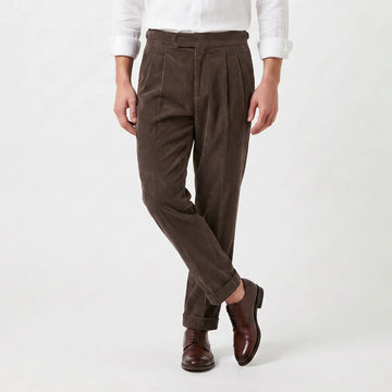 Pantalons met hoge taille