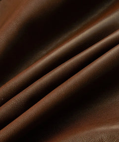 Leren jassen met shearling kraag