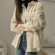 Kerstin - Vintage Corduroy Charmante jurk
