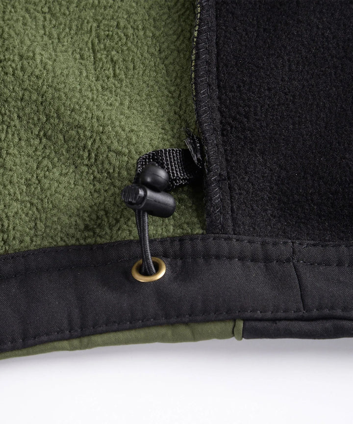 Parka met camouflage en verstelbare capuchon