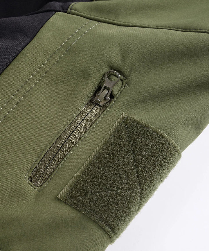 Parka met camouflage en verstelbare capuchon