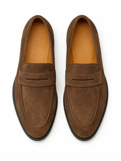 Loafers met moc toe