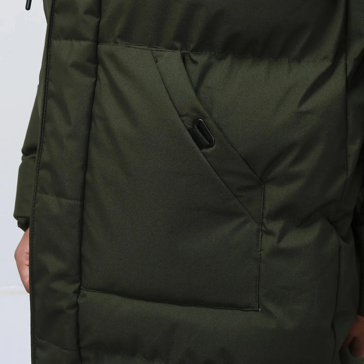 Puffer jacket met capuchon