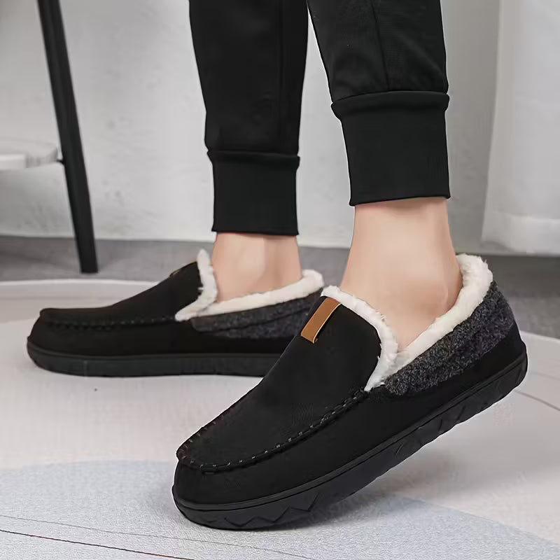 Dikke slippers met zachte zool