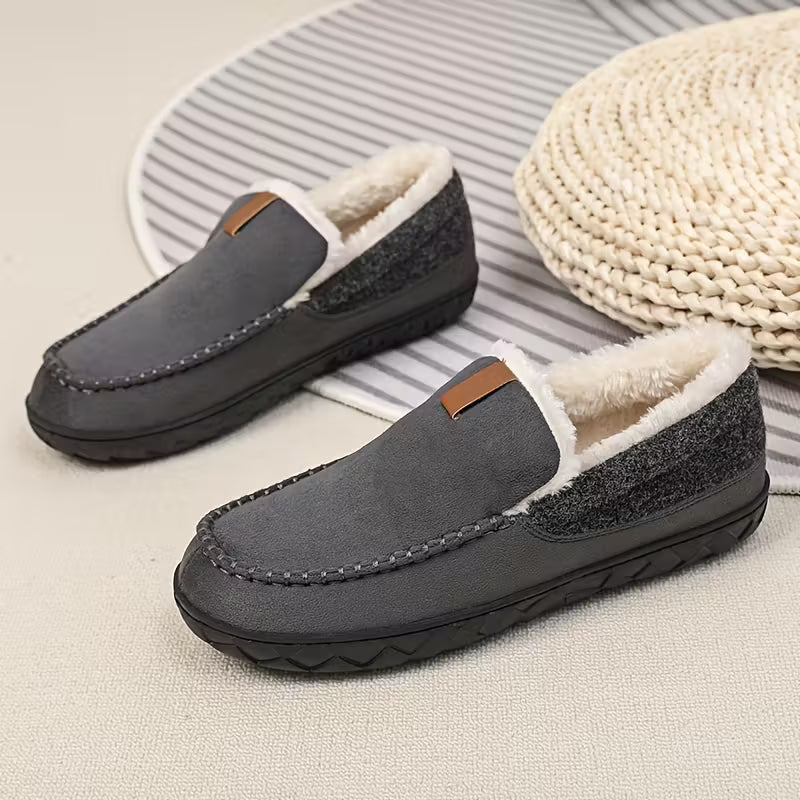 Dikke slippers met zachte zool