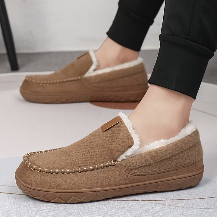 Dikke slippers met zachte zool