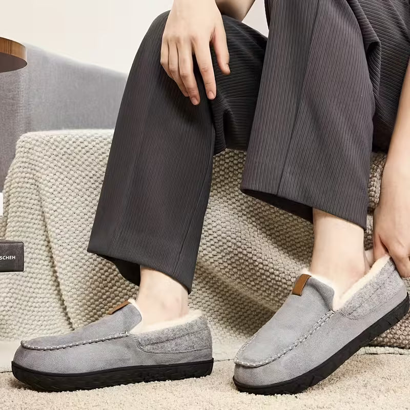 Dikke slippers met zachte zool