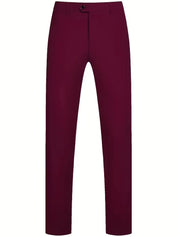 Driedelig heren pak met slim fit en glanzende afwerking