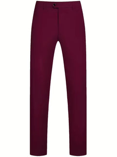 Driedelig heren pak met slim fit en glanzende afwerking
