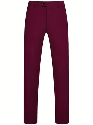 Driedelig heren pak met slim fit en glanzende afwerking