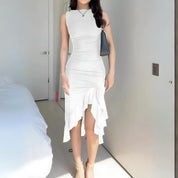Fenna - Elegante bodycon jurk met ruches