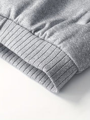 Fleece jas met capuchon en ritssluiting