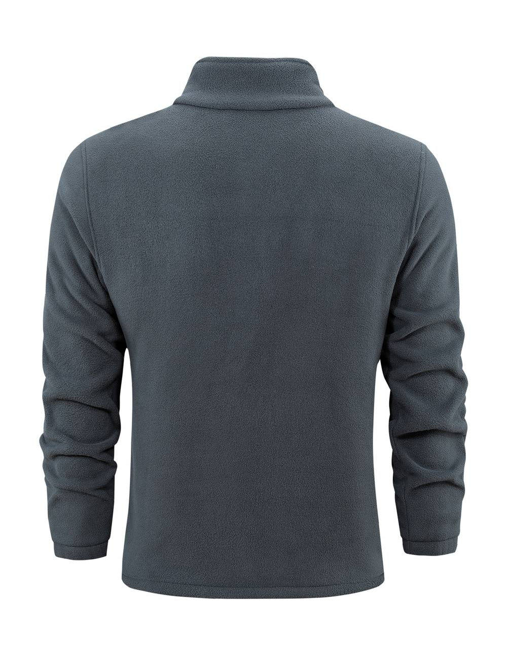 Fleece vest met opstaande kraag