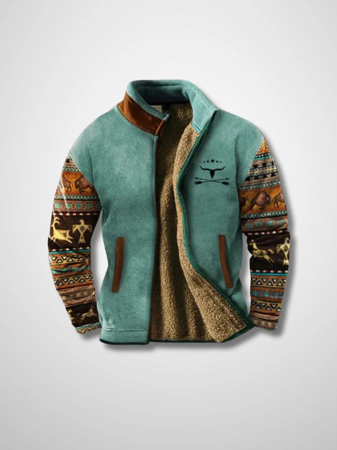 Bomberjack met fleece voering