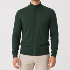 Cardigan met stand collar