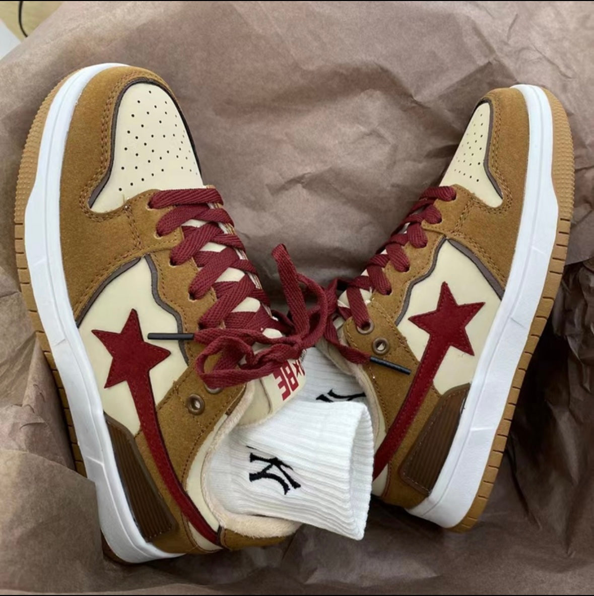 Bope | Stylish star sneakers