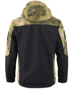 Parka met camouflage en verstelbare capuchon